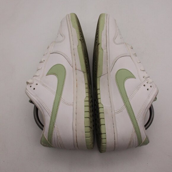 Nike Dunk Men's Size 9 Low White/Honeydew Sneaker Shoes Sneakers DV0831-105 - Picture 6 of 9